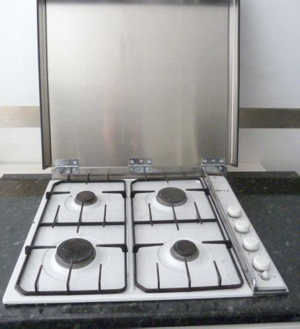 gas hob hinged cover